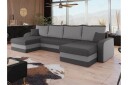 Alvared Sofa Dobbeldivan 4 seter   Lys grå/Grå