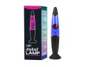 iTotal - LED Lava Lamp w/Pink Light - Black Base and White Wax (XL2680)