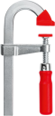 Bessey LMU U-formet Skruvtving 200mm med Svingt Hode