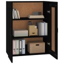 vidaXL Hengende veggskap svart 69,5x32,5x90 cm