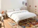 Dobbeltseng Viry 160x200   Lys beige