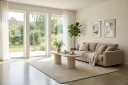 Valencia ekstra dyp 3 seters sofa i chenille   Brun