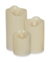 Home-tex LED blokklys 3 stk. i pakke Med bevegelige flammer