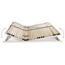 vidaXL Spilebase med 28 lameller 7 soner 140x200 cm