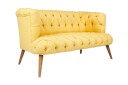Monroew 2 seters Sofa   Gul/Natur