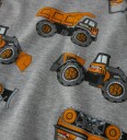 Name It T skjorte   Tonka   NmmJimmy   Grey Melange   Name It   5 år (110)   T skjorte Grå Oransje