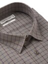 Chevalier Max Shirt Men Saddle Brown Tattersall 3XL 3XL
