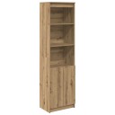 Highboard artisan eik 50x35x180 cm konstruert tre