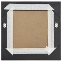 vidaXL Veggspeil barokkstil 40x40 cm svart