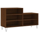  Skoskap brun eik 102x36x60 cm konstruert tre 8721012114340
