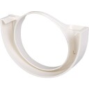 Plastmo endefeste 11" med Ø75mm hull, hvit