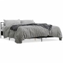  Sengeramme svart 180x200 cm konstruert tre og metall 8721102613531