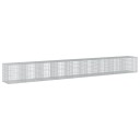 Gabionkurv med deksel 900x100x100 cm galvanisert jern