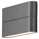 Konstsmide Chieri LED Vegglampe 2x6W Antracit - 7702484