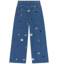 The New Jeans   Vid passform   TnYamila   Medium+ Blue Denim   The New   10 år (140)   Jeans Blå Hvit Rød Svart