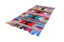 Marokkansk Boucherouite teppe 135 x 270 cm Størrelse: 135 x 270 cm