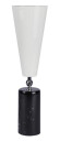 TATO Vox Bordlampe Sort Marmor & Krom/Hvit Stor