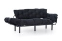 Mezonzo 3 seter Sovesofa   Svart