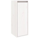 vidaXL Veggskap hvit 30x30x80 cm heltre furu