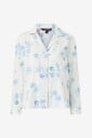 Lauren Ralph Lauren   Pysjsett LRL L/s notch collar long pant pj set   Blå