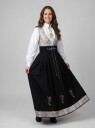 Sølje Tora festdrakt til dame i silver