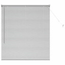  Vindu Persienne med gardiner Manual sølv Aluminium