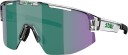 Bliz Matrix Small Sportsbriller Transparent White w/ Brown Green Multi
