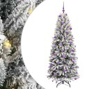  Kunstig juletre Hvit 73 x 73 x 180 cm PVC plast stål og PE