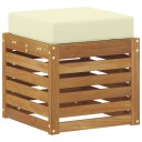 vidaXL Ute Krakk Benk Solid akasietre Naturlig