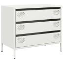  Skjenk hvit 68x39x58,5 cm kaldvalset stål 8721102930546