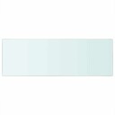 vidaXL Hyllepanel klart glass 70x25 cm