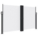  Uttrekkbar sidemarkise hvit 140x1200 cm 4004811