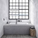 Pulcher Norma 1500 Innebygget Badekar 150X75cm Blank Hvit