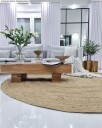 Runde tepper   San Francisco jute Størrelse: Ø 200 cm