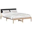  Sengestamme Brunt og svart 140 x 190 cm Heltre furu