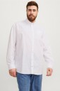 Jack & Jones Plus   Skjorte Jjeoxford Shirt L/S S21pls   Hvit