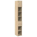  Smalt oppbevaringsskap sonoma eik 30x42,5x225 cm konstruert tre 8721102653575