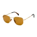 Eyewear by David Beckham Herre Accessories Gul ONE SIZE,