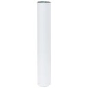 vidaXL Båtmatt Stripete Lys Grå og Svart 240 x 90 cm EVA