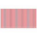  Erstatningsduk for markise rød og hvit stripe 6x3 m 367722