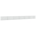 vidaXL Gabion med 3,5 mm wire og 5x2,5 cm nett 650x10x50 cm