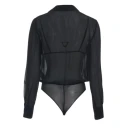 Elisabetta Franchi Dame Topper Svart XS,