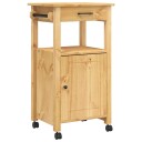  Kjøkkenvogn MONZA 48x40x90 cm heltre furu 376088