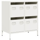  Skjenk hvit 68x39x73,5 cm kaldvalset stål 8721102930188