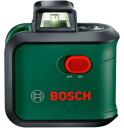 Bosch AdvancedLevel 360 Krysslinjelaser Grønn Laserlinje 24m