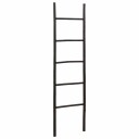 vidaXL Teppestige Svart 40 x 150 cm Bambus