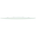 vidaXL Hj?rnehyller 2 stk med kromst?tter glass hvit 45x45 cm