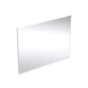 Geberit Option Plus Square speil med lys, dimbar, duggfri, 90x70 cm, aluminium