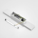 Lindby Ignazia LED-vegglampe, 47 cm, hvit