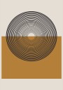 Concentric Reflections Poster Plakat / 70x100cm
